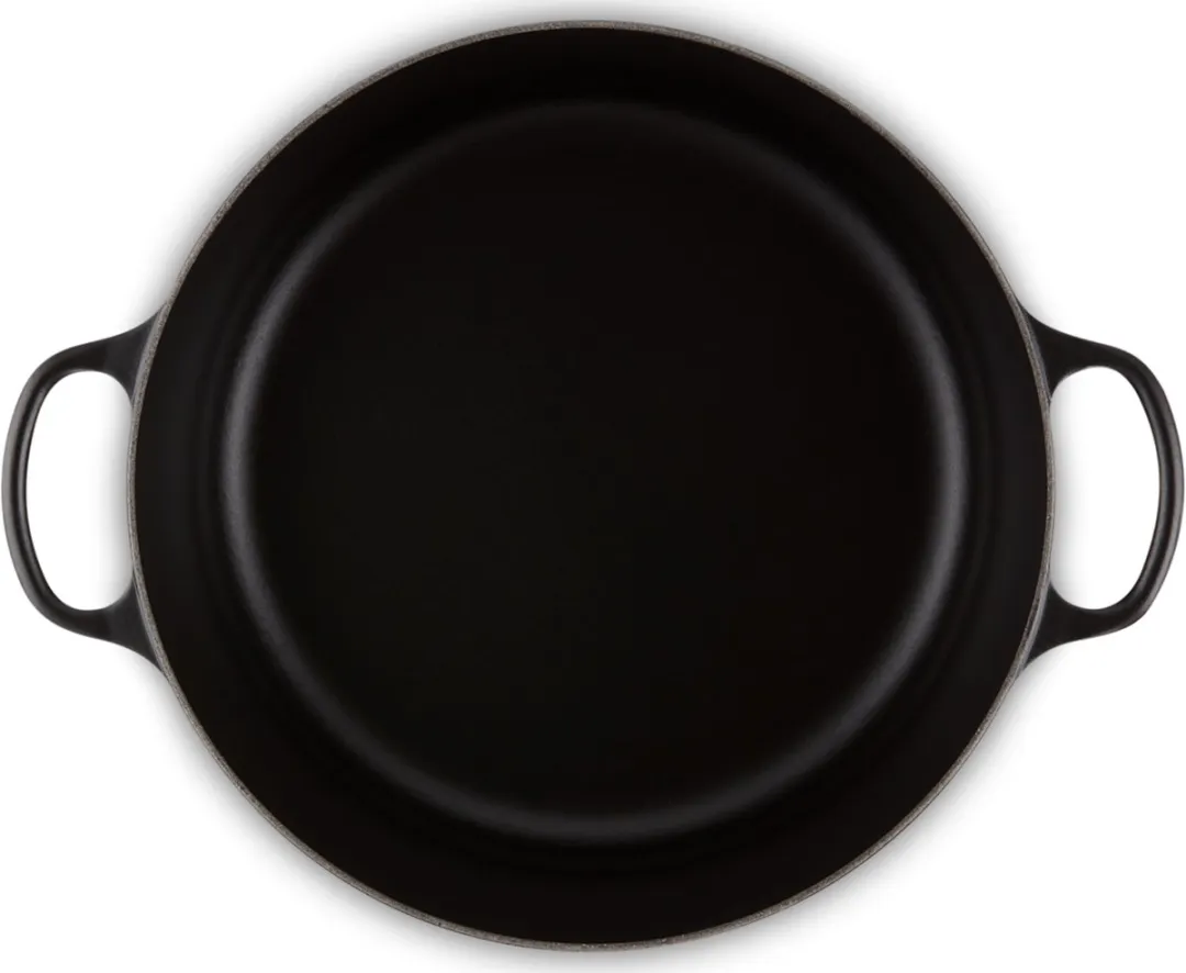 Le Creuset Braadpan Signature Mat Zwart Ø34cm - afbeelding 3 van 6