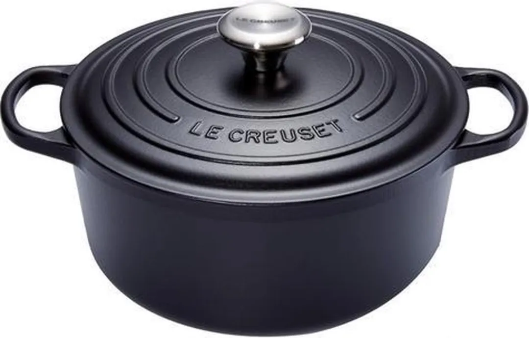 Le Creuset Braadpan Signature Mat Zwart Ø34cm - afbeelding 5 van 6