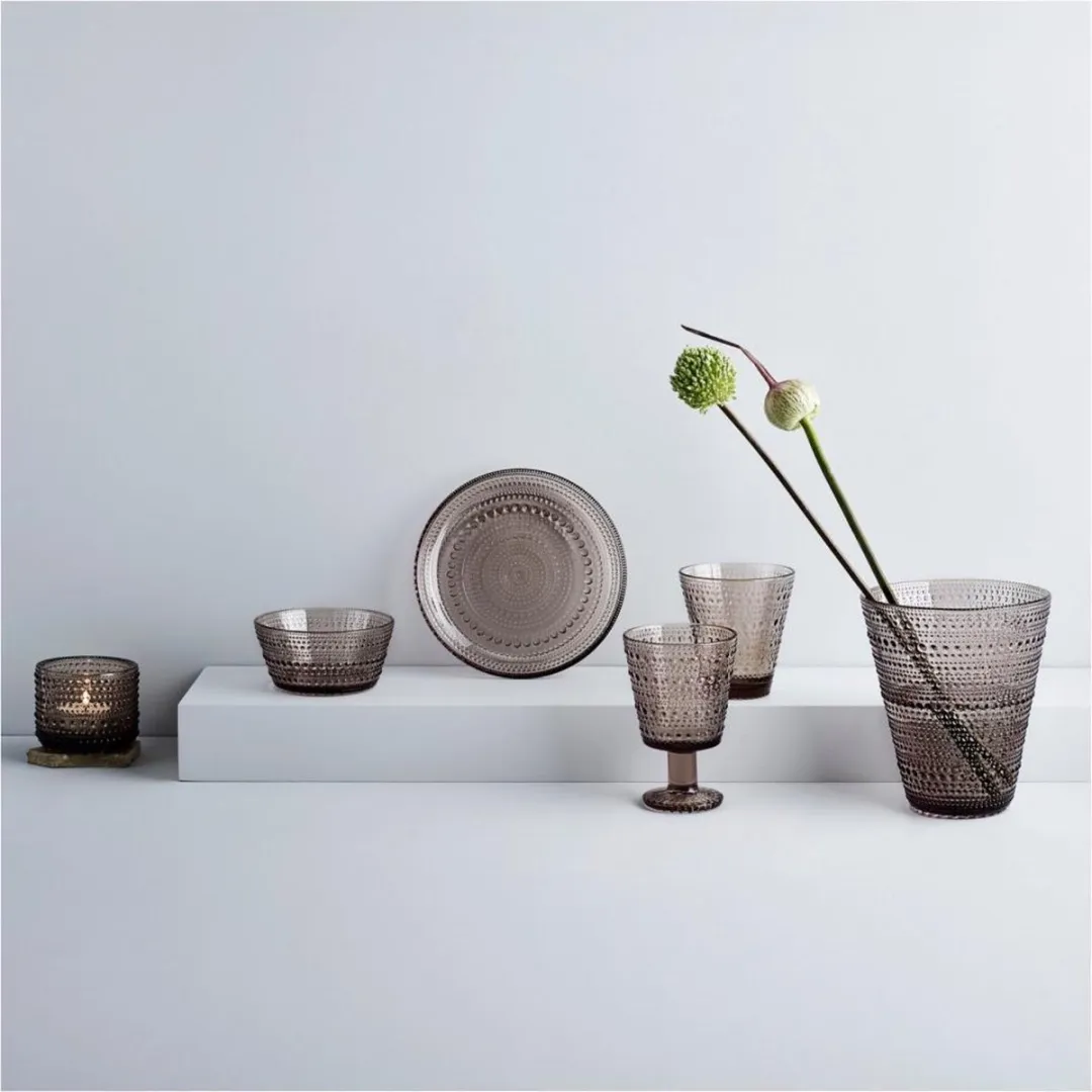 Iittala Kastehelmi Plat Bord 17cm - Bruin