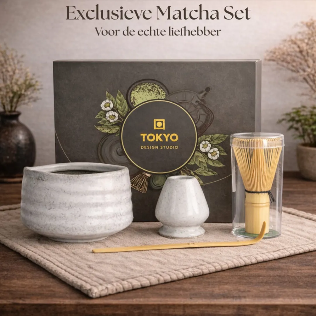 Tokyo Design Studio Matcha Cadeau Set 4-delig - 11x8cm