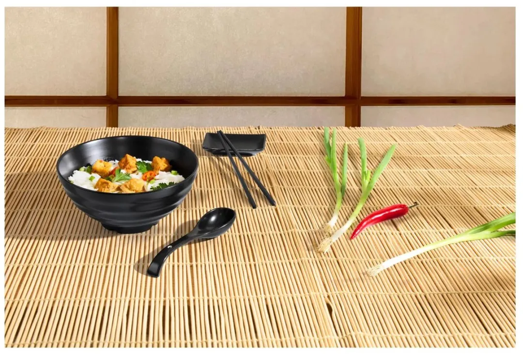 Silvercrest Ramen Set 4-delig - Zwart