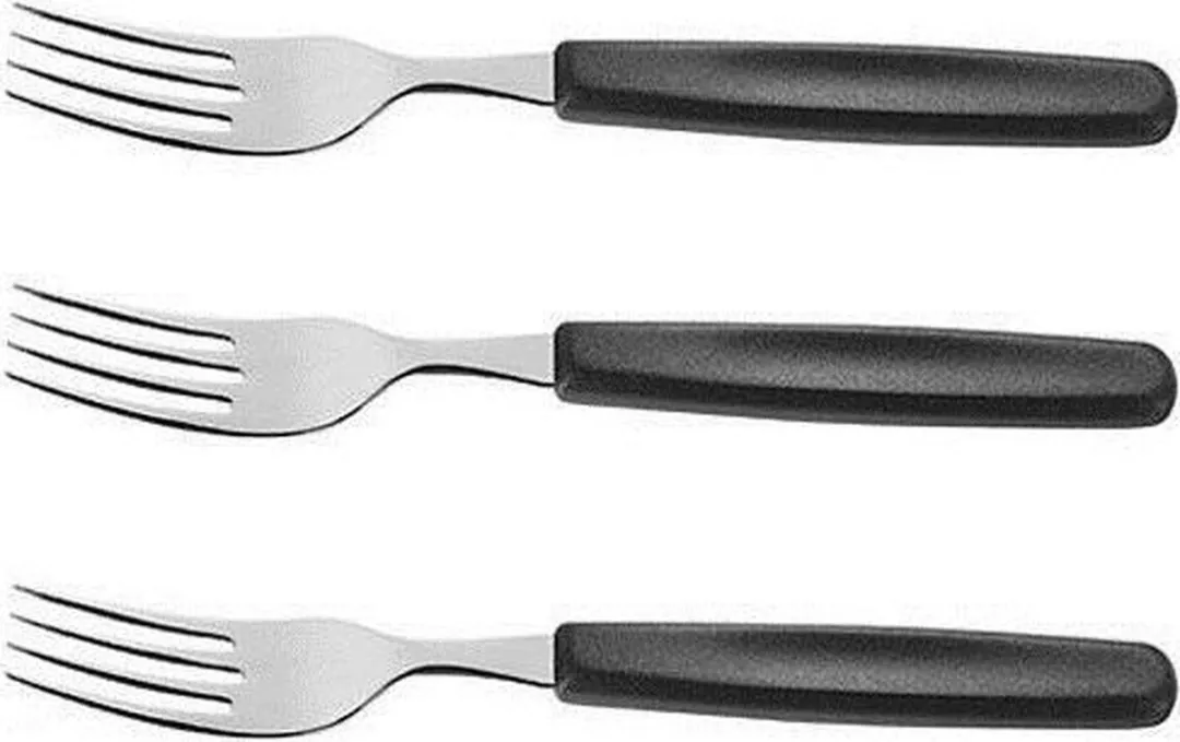 Victorinox Tafelvorkenset 3-delig - 3 Stuks - Zwart