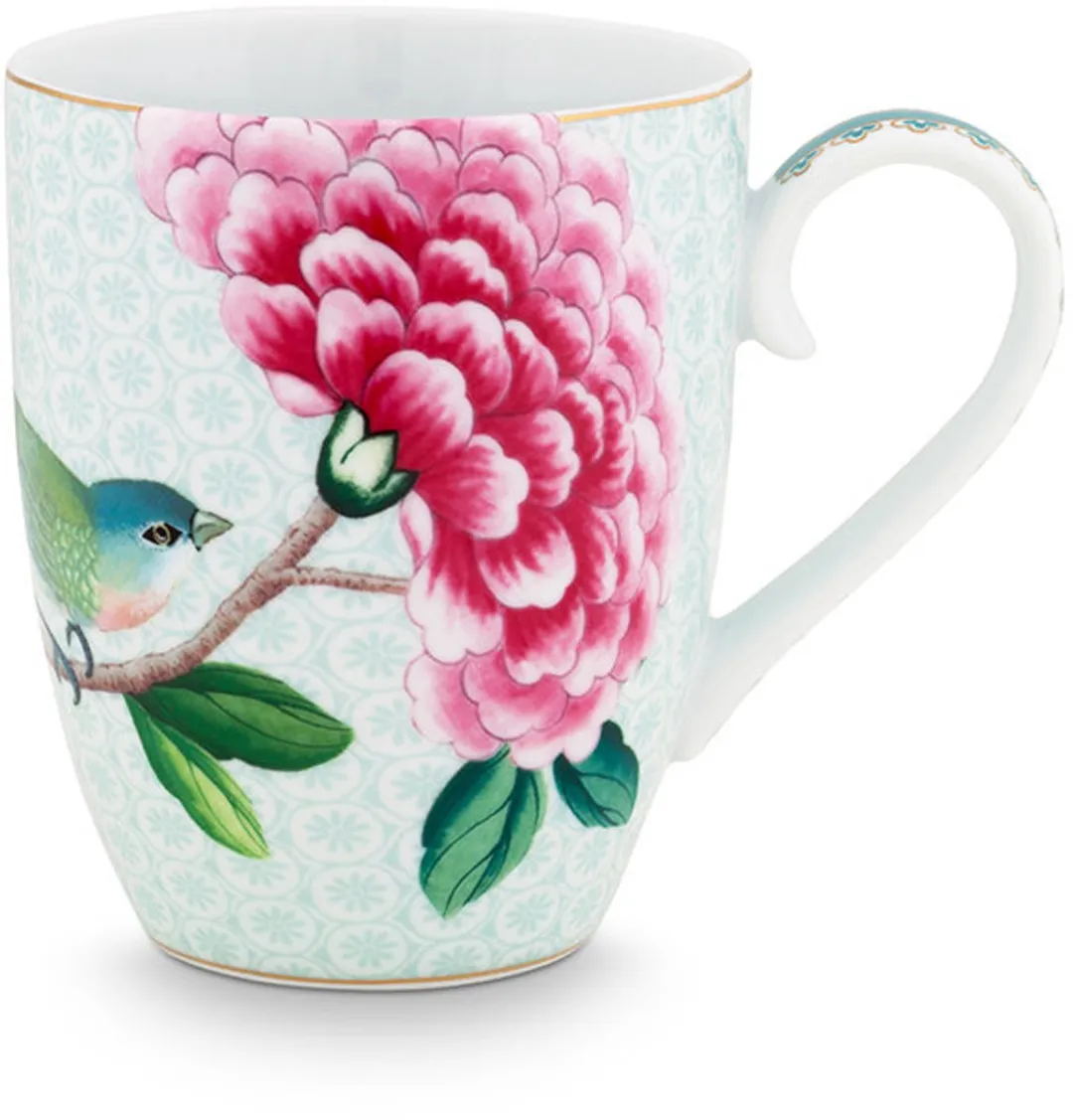 Pip Studio Blushing Birds Ontbijtset 3-delig - Wit Porselein