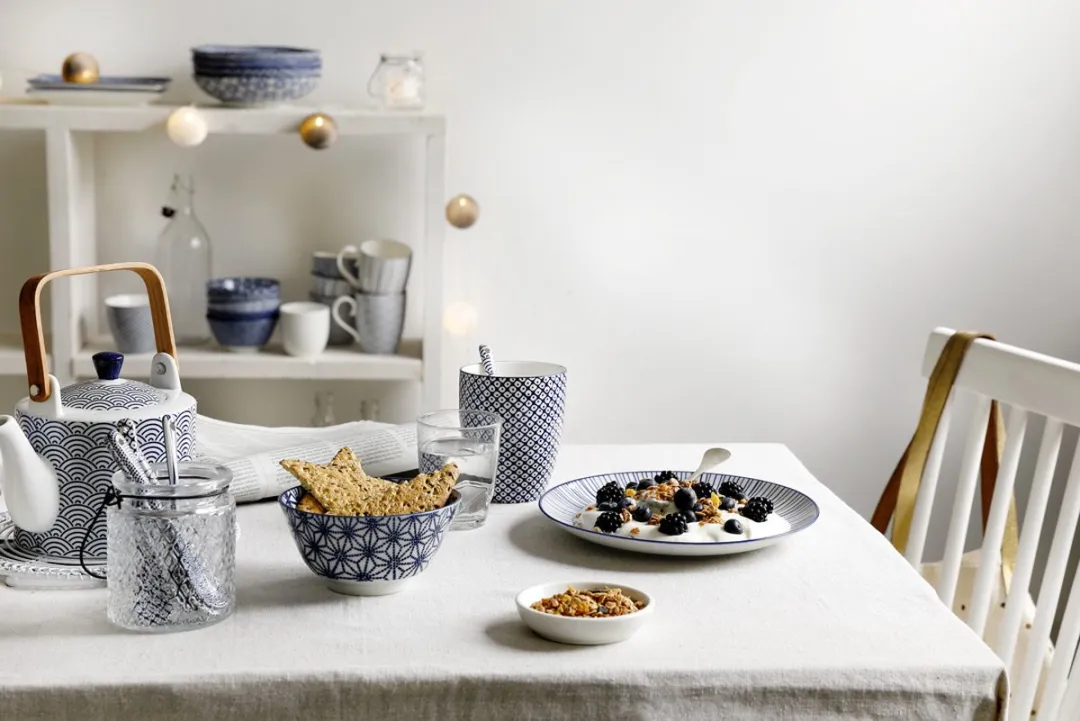 Tokyo Design Studio Gebaksbord Nippon Blue 16cm