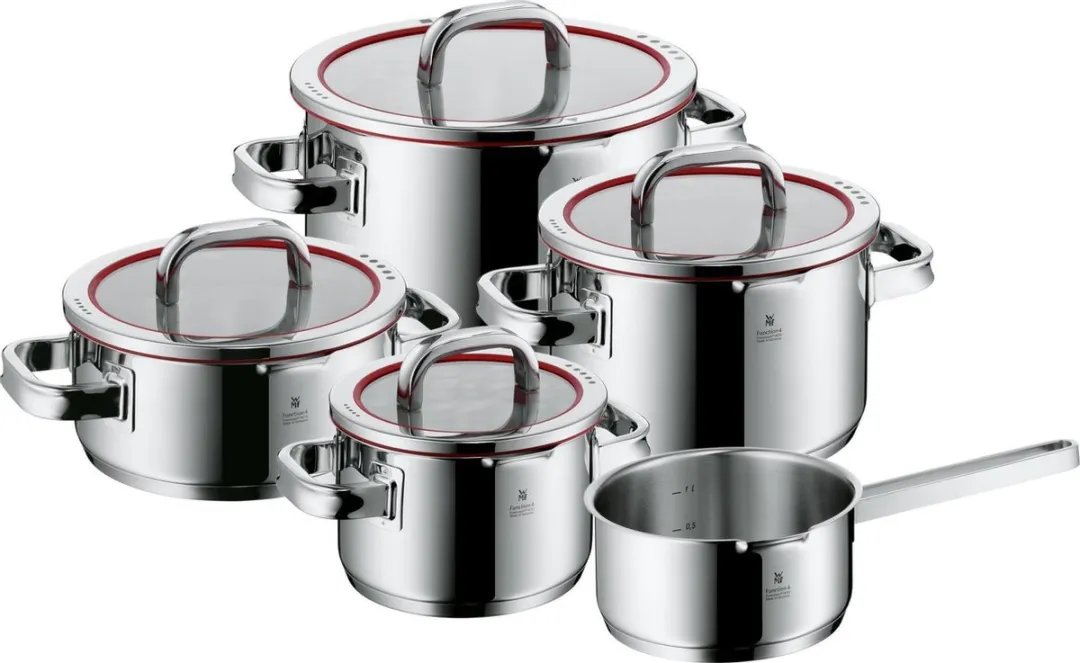 WMF Function 4 Pannenset 5-delig RVS