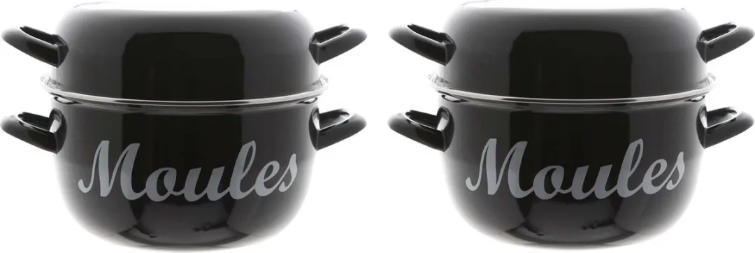 Cosy&Trendy Mosselpan 24cm - Zwart