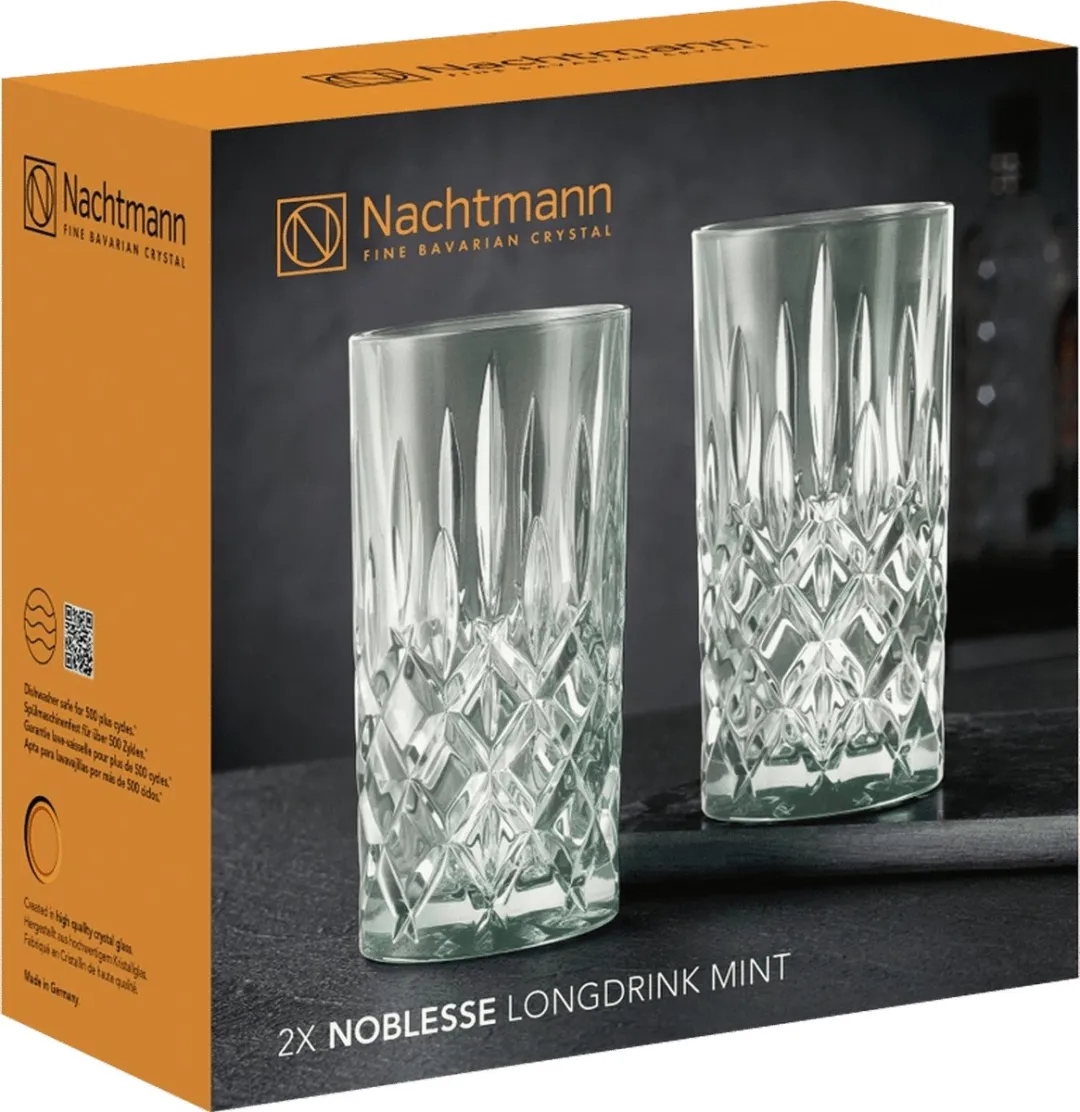 Nachtmann Noblesse Longdrinkglas 39,5cl Groen - 2 Stuks
