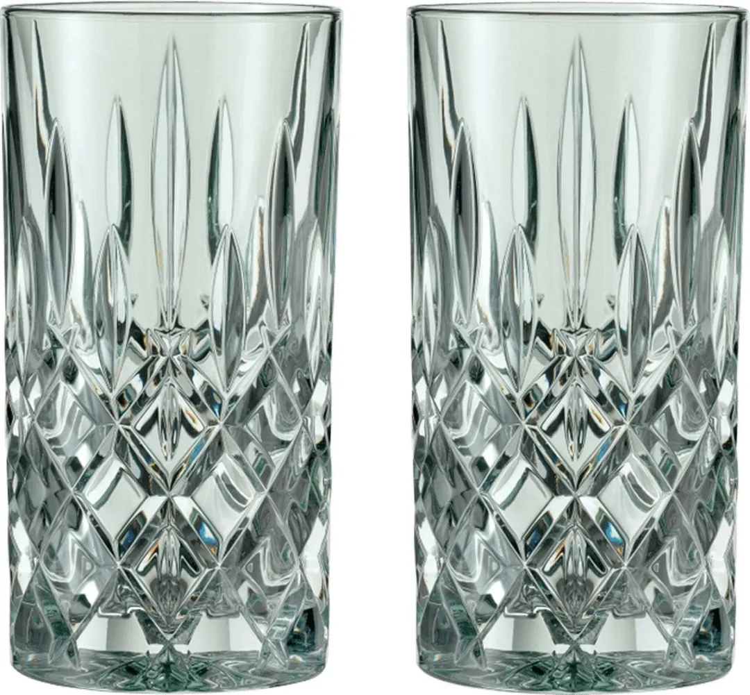 Nachtmann Noblesse Longdrinkglas 39,5cl Groen - 2 Stuks