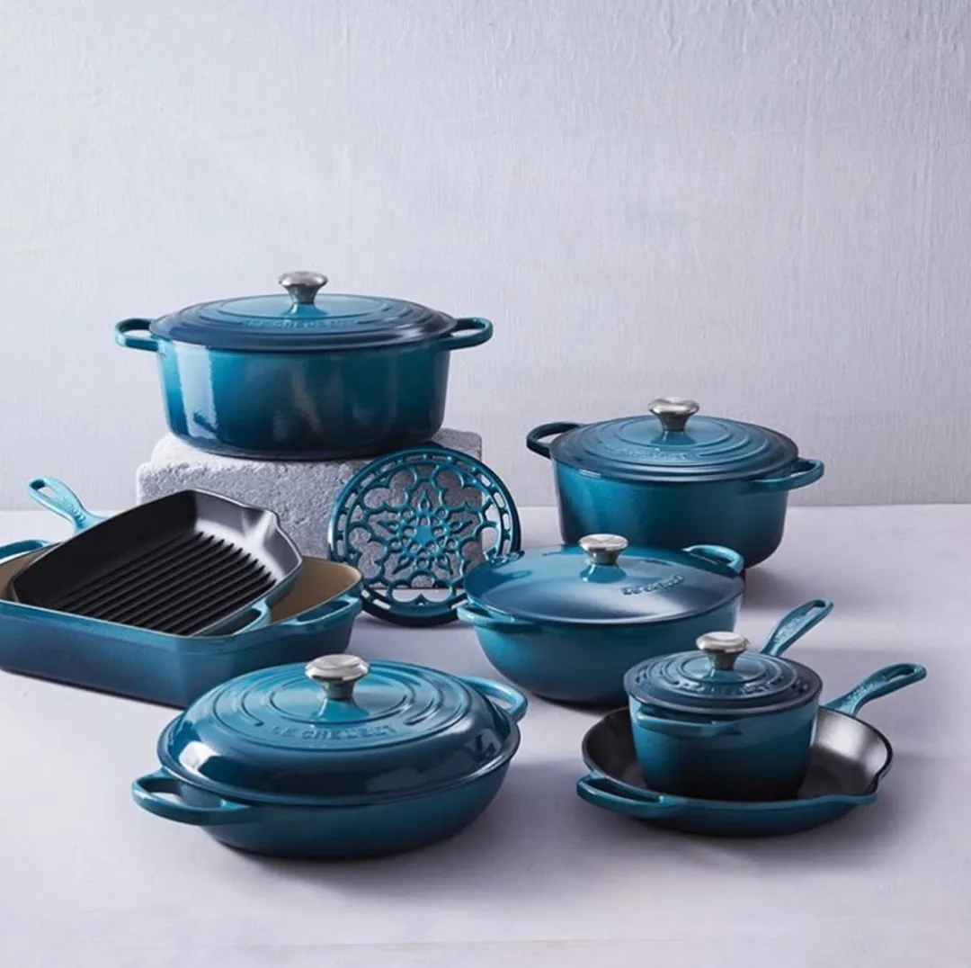 Le Creuset Signature Serveerpannetje Deep Teal 10cm