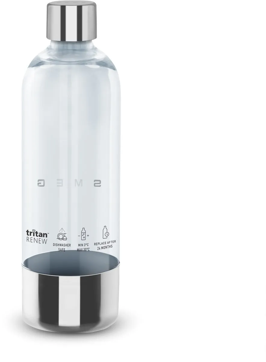 Smeg SKSB01 Waterfles 1L - voor SKC01 Soda Maker - Transparant