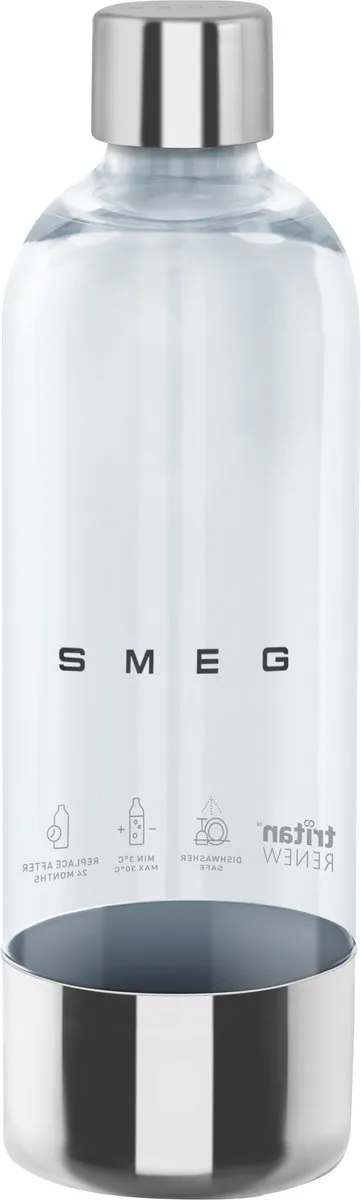 Smeg SKSB01 Waterfles 1L - voor SKC01 Soda Maker - Transparant