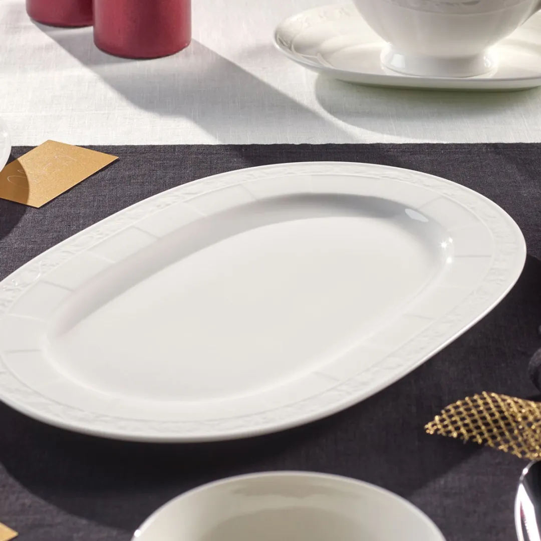 Villeroy & Boch White Pearl Serveerschaal 35cm