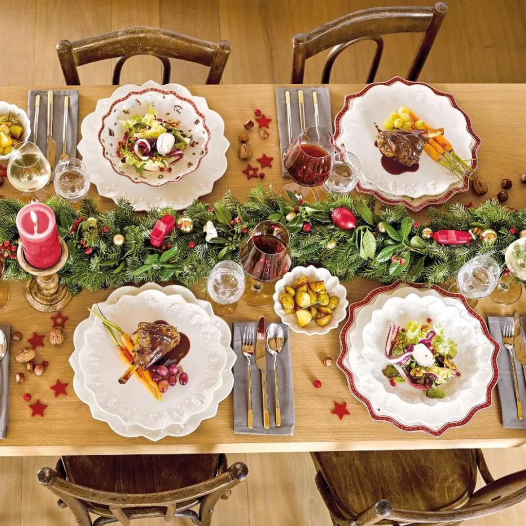 Villeroy & Boch Toy's Delight Bord - 8-delig Wit