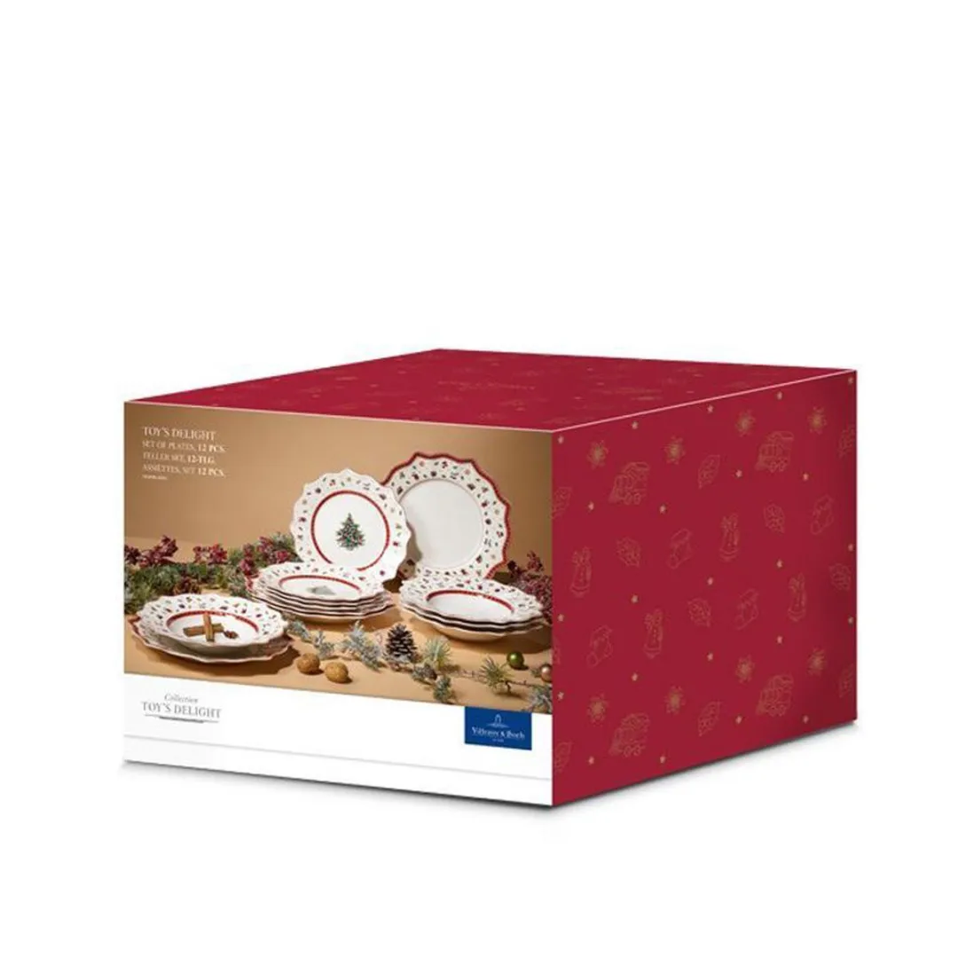 Villeroy & Boch Toy's Delight Bord - 8-delig Wit