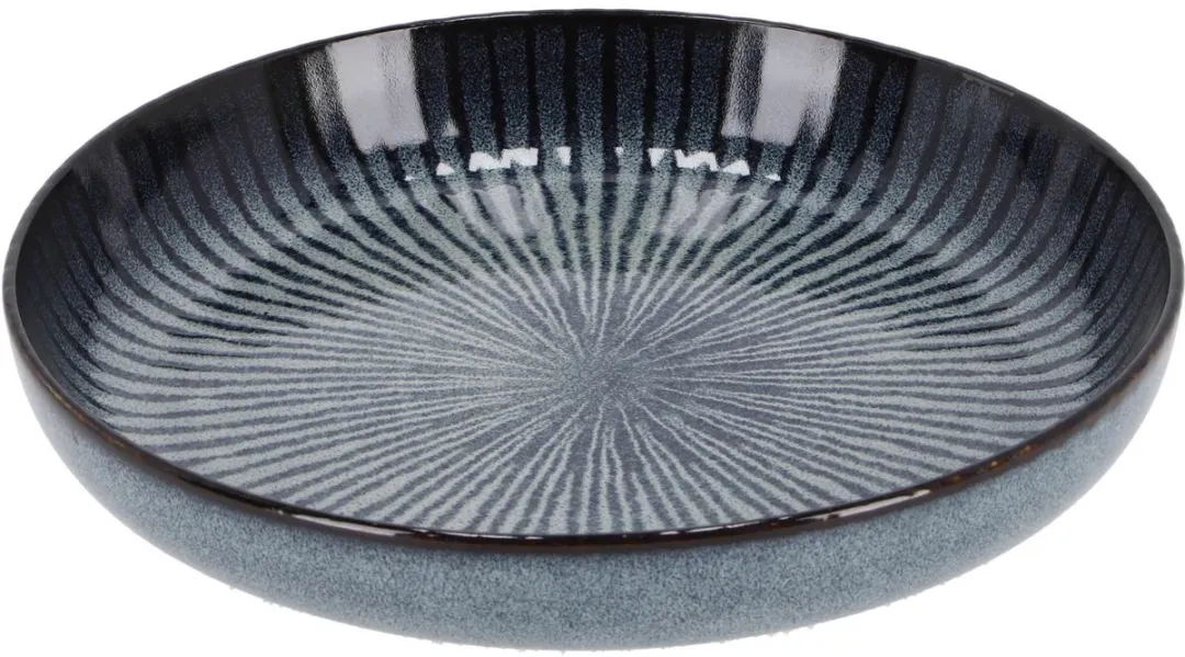 Cosy&Trendy Diep Bord Atlantis Stripe - 24cm - Blauw