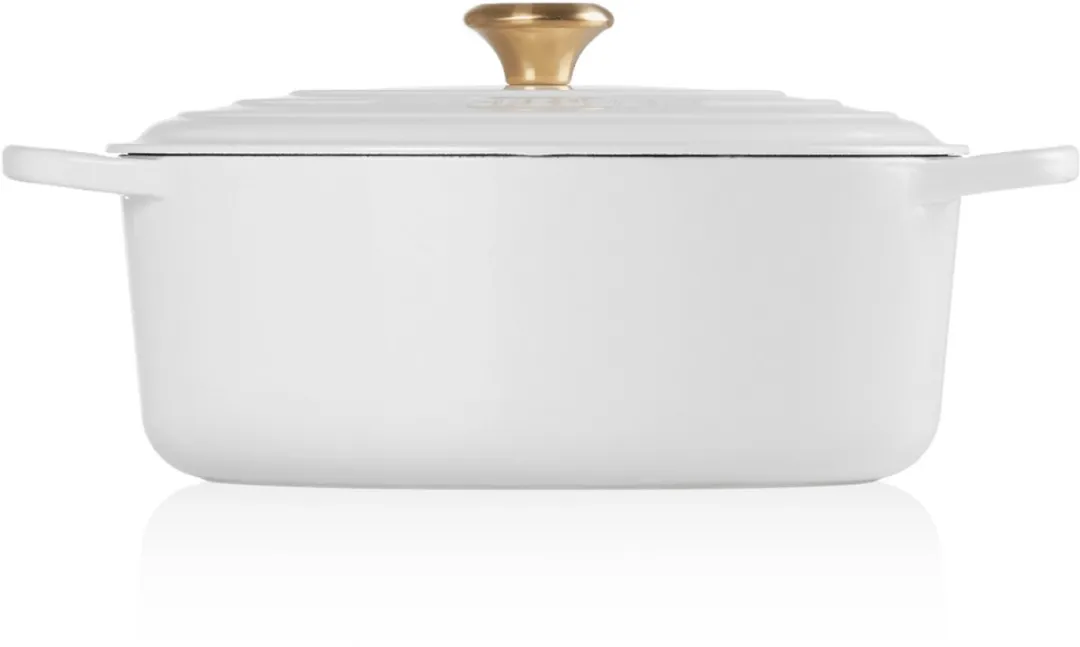 Le Creuset Braadpan Ovaal Signature Ø31cm - 6,7L - Wit