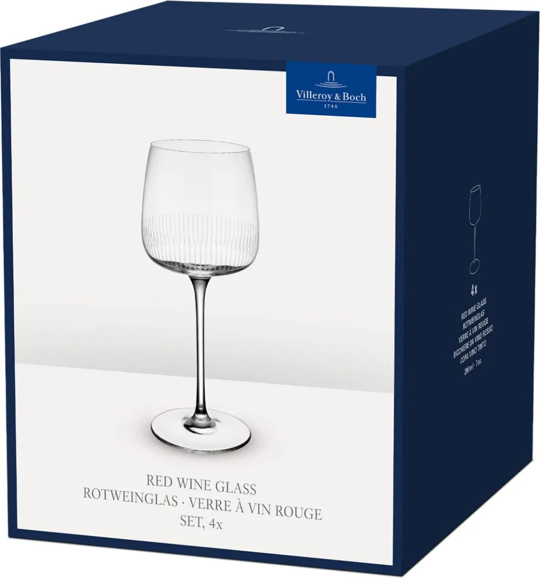 Villeroy & Boch Afina Rotweinglazen 200ml - Set van 4