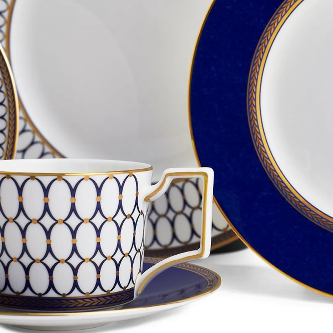 Wedgwood Renaissance Diep Bord 23cm - Blauw