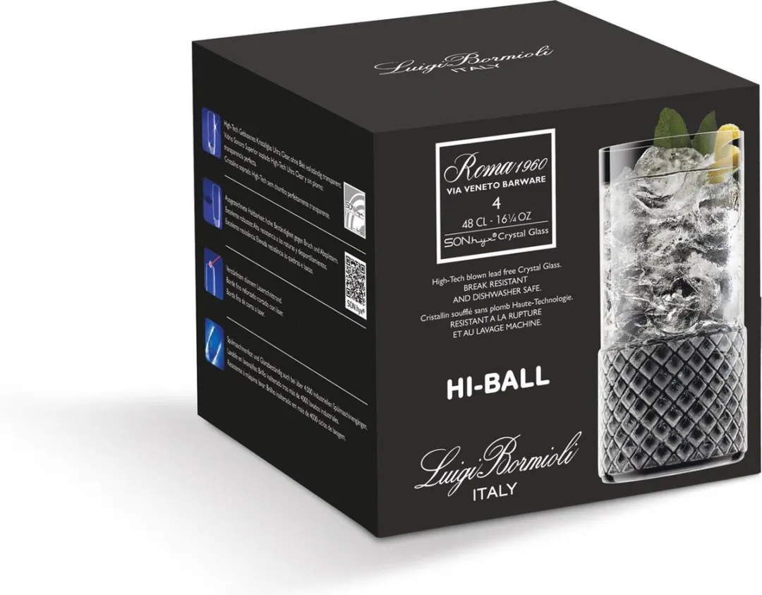 Luigi Bormioli Roma 1960 Waterglas 40cl - 6 Stuks