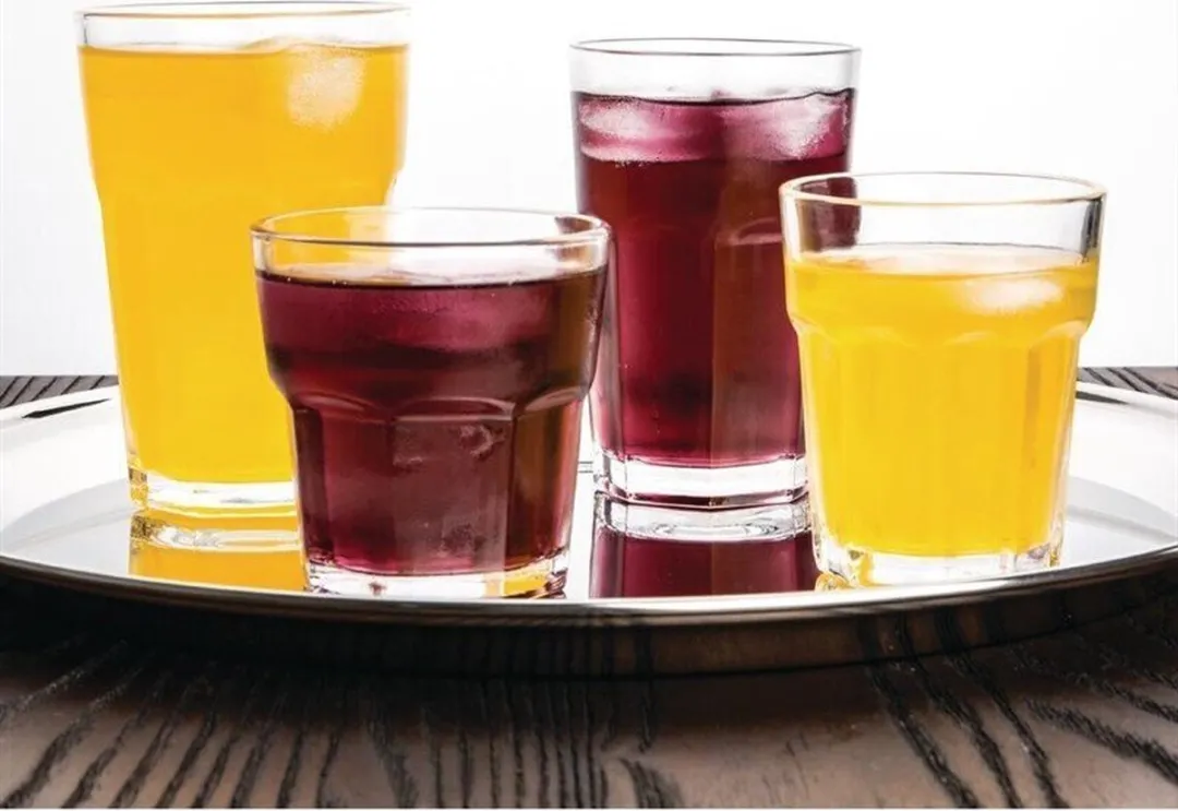 Olympia GF927 Half Paneel Tumbler 28,5cl - 12 Stuks - Transparant