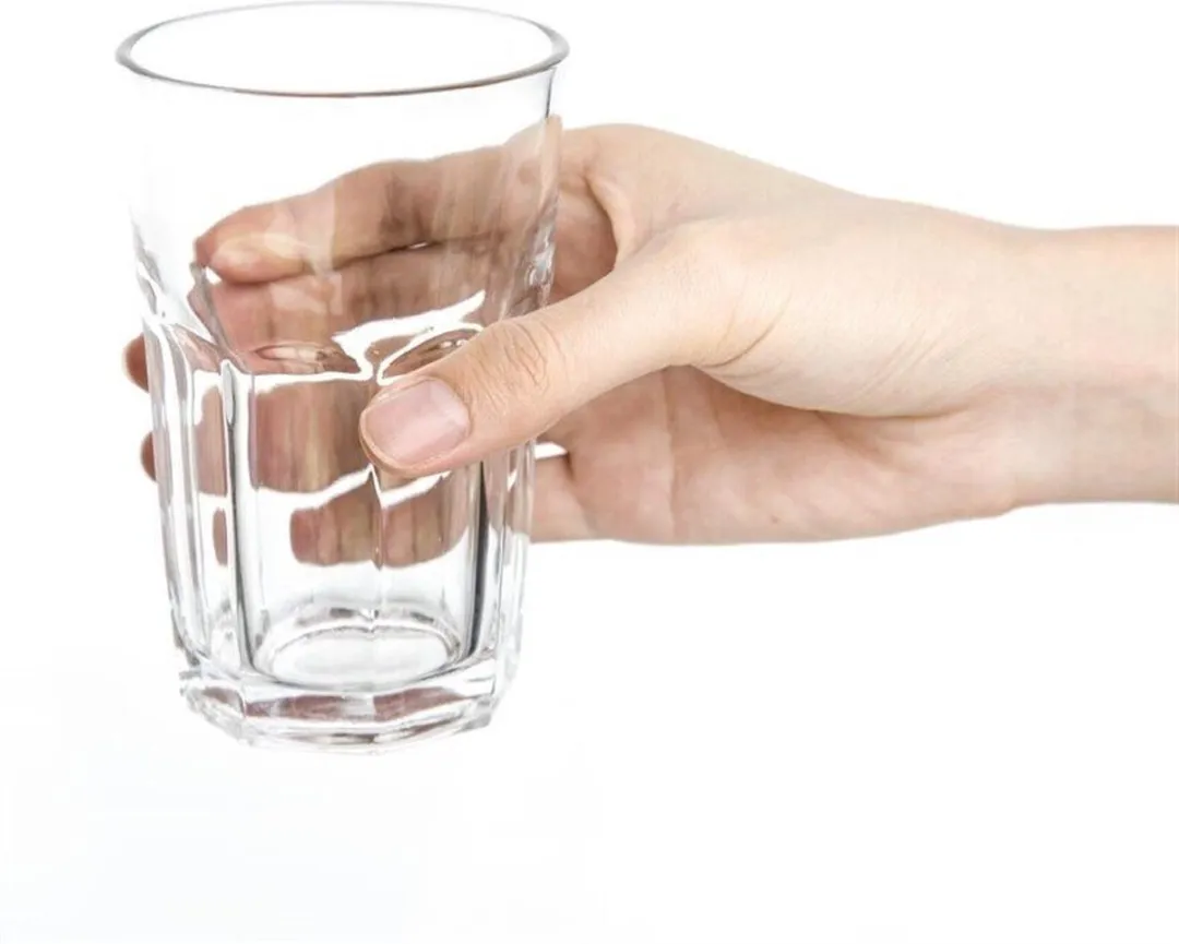 Olympia GF927 Half Paneel Tumbler 28,5cl - 12 Stuks - Transparant