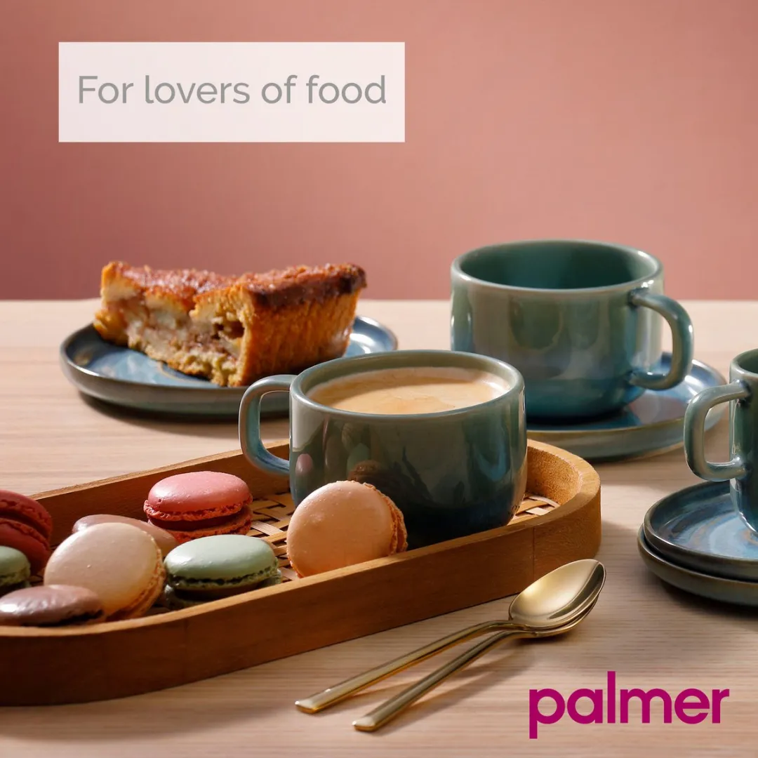Palmer Miami Koffiekop & Schotel 210ml - 2 Stuks - Groen - afbeelding 6 van 6