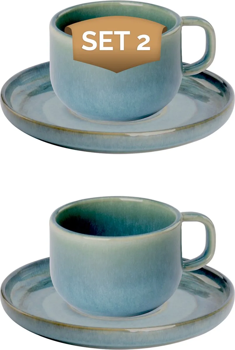 Palmer Miami Koffiekop & Schotel 210ml