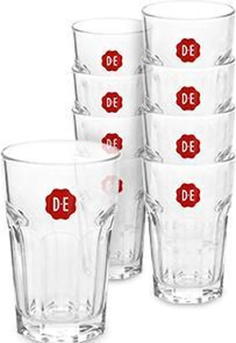 Douwe Egberts Glas Latte Macchiato 295ml - 12 Stuks
