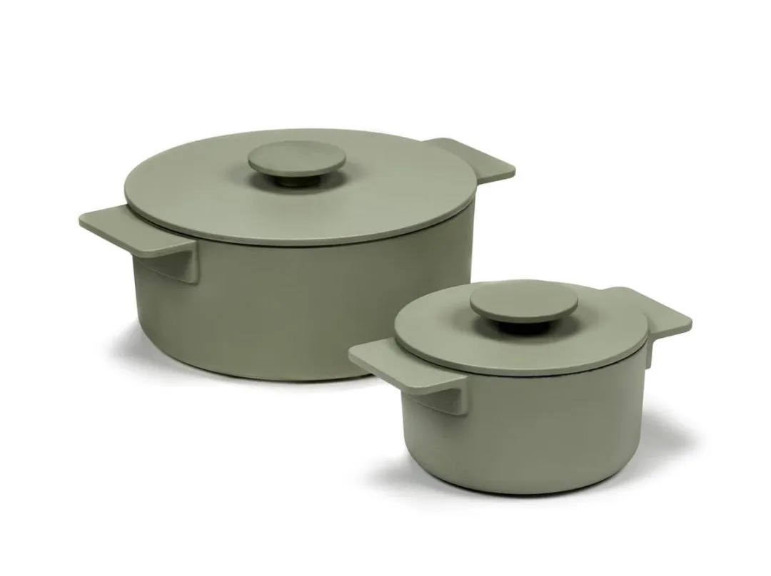 SURFACE POT ENAMEL CAST IRON CAMOGREEN D12 - 0,5L