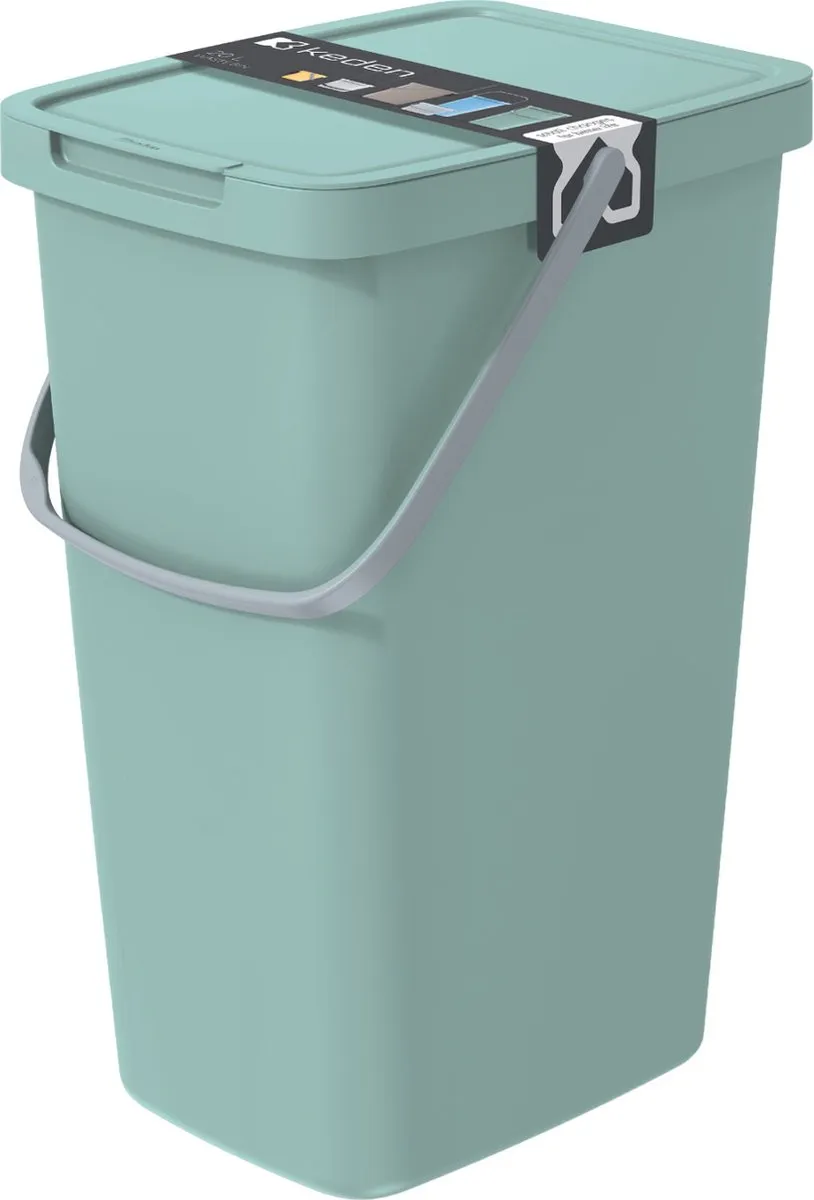 Prosperplast Prullenbak Keden 20L - Mint