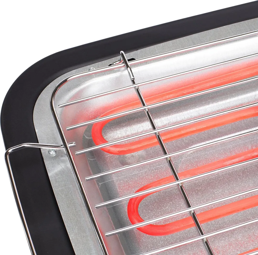 Tristar BQ-2813 Elektrische Tafel BBQ - 38x22cm - 6 Burgers - Zwart - afbeelding 6 van 6