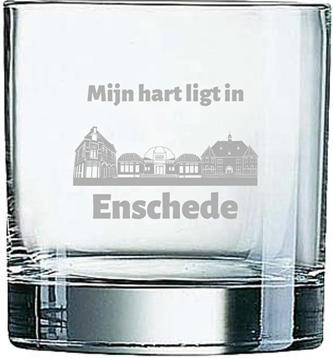 Arcoroc Enschede Gegraveerd Whiskeyglas 38cl