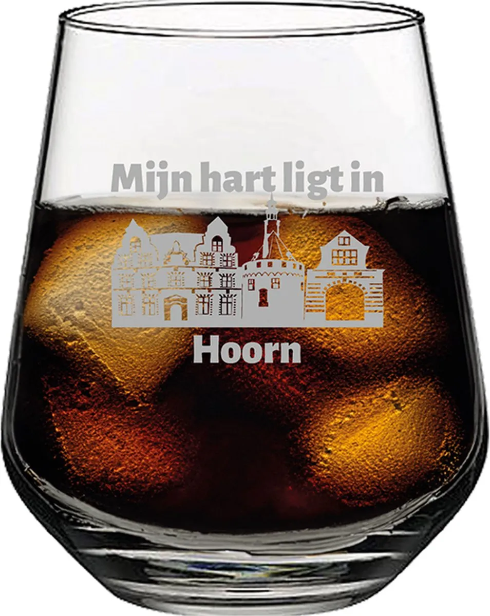 Pasabahce Gegraveerd Drinkglas 42,5cl - Hoorn
