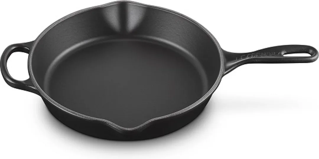 Le Creuset Signature Skillet Koekenpan 26cm - Mat Zwart - afbeelding 6 van 6