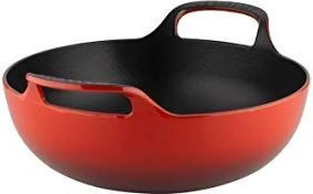 Le Creuset Wokpan Balti Dish 24cm - Rood - 2.7L - afbeelding 6 van 6