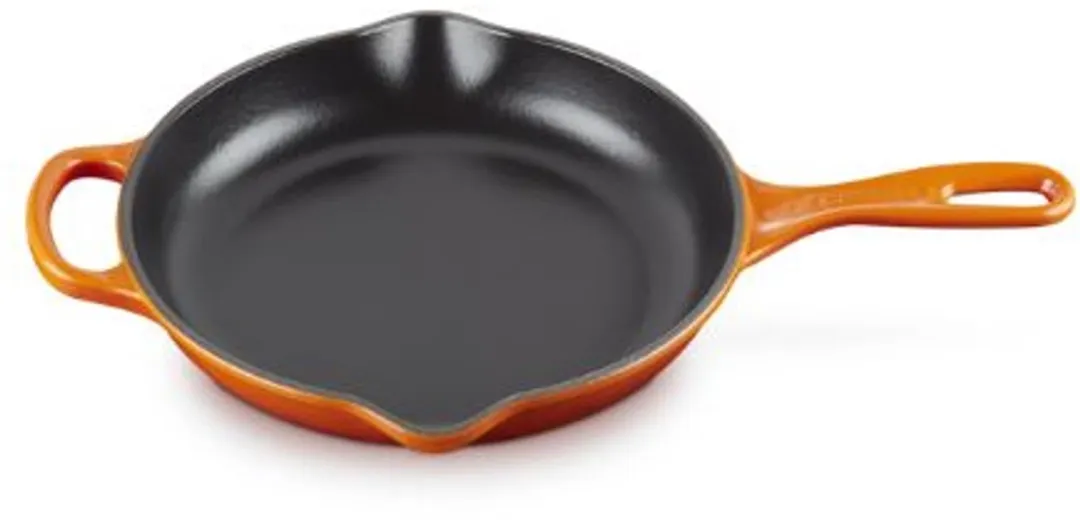 Le Creuset Skillet Signature Ø23cm - Oranjerood - afbeelding 6 van 6