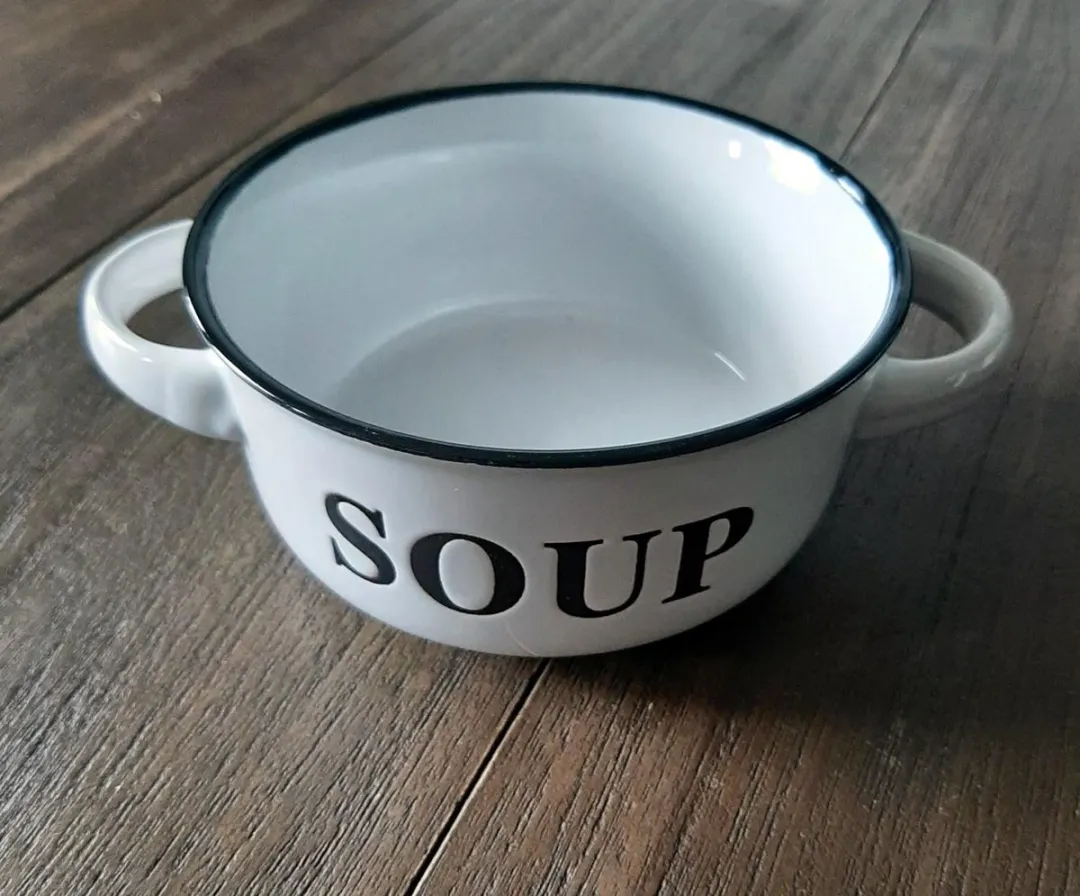 Cosy&Trendy Classic Soepkommen - 6 Stuks - 470ml - Wit