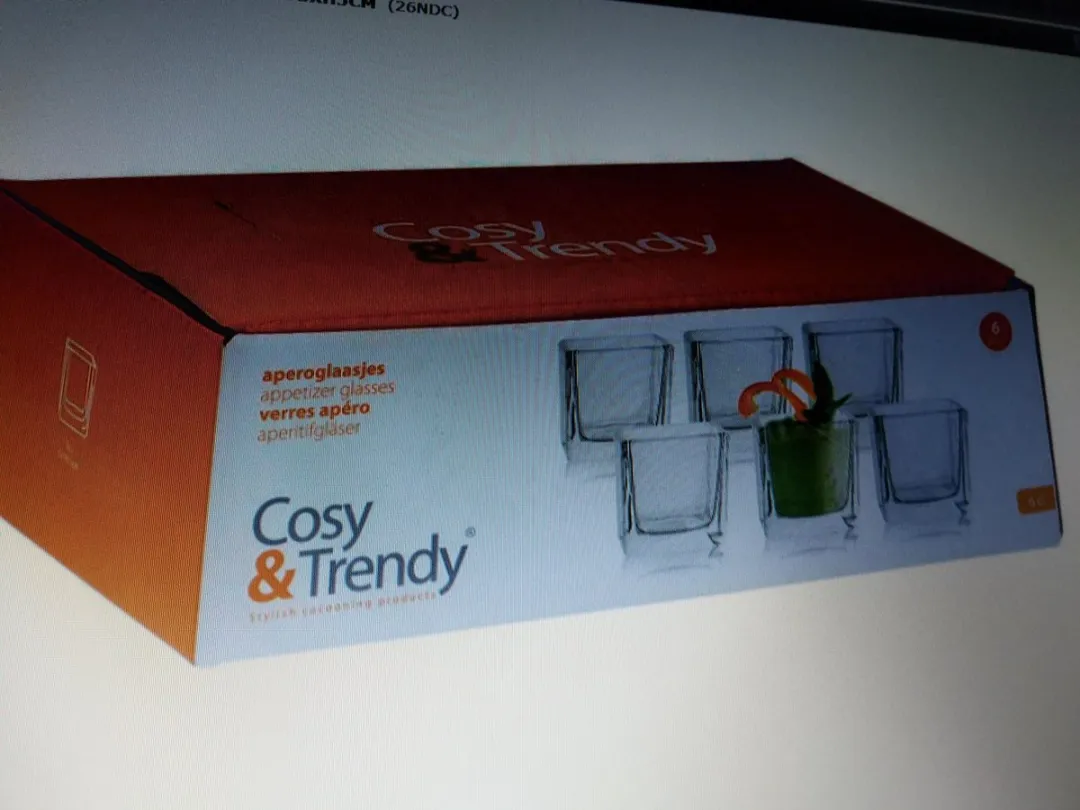 Cosy&Trendy Welcome Apero Shotglas Set 6 Stuks - 6cl - Transparant
