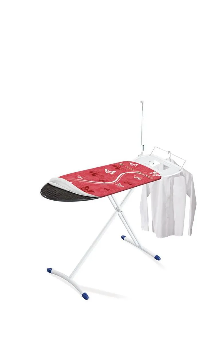 Leifheit Air Board Express L Solid Strijkplank 130x38cm - Wit/Blauw/Paars