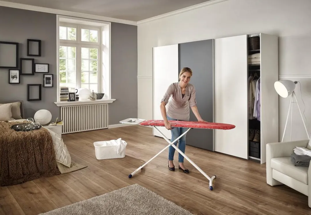 Leifheit Air Board Express L Solid Strijkplank 130x38cm - Wit/Blauw/Paars