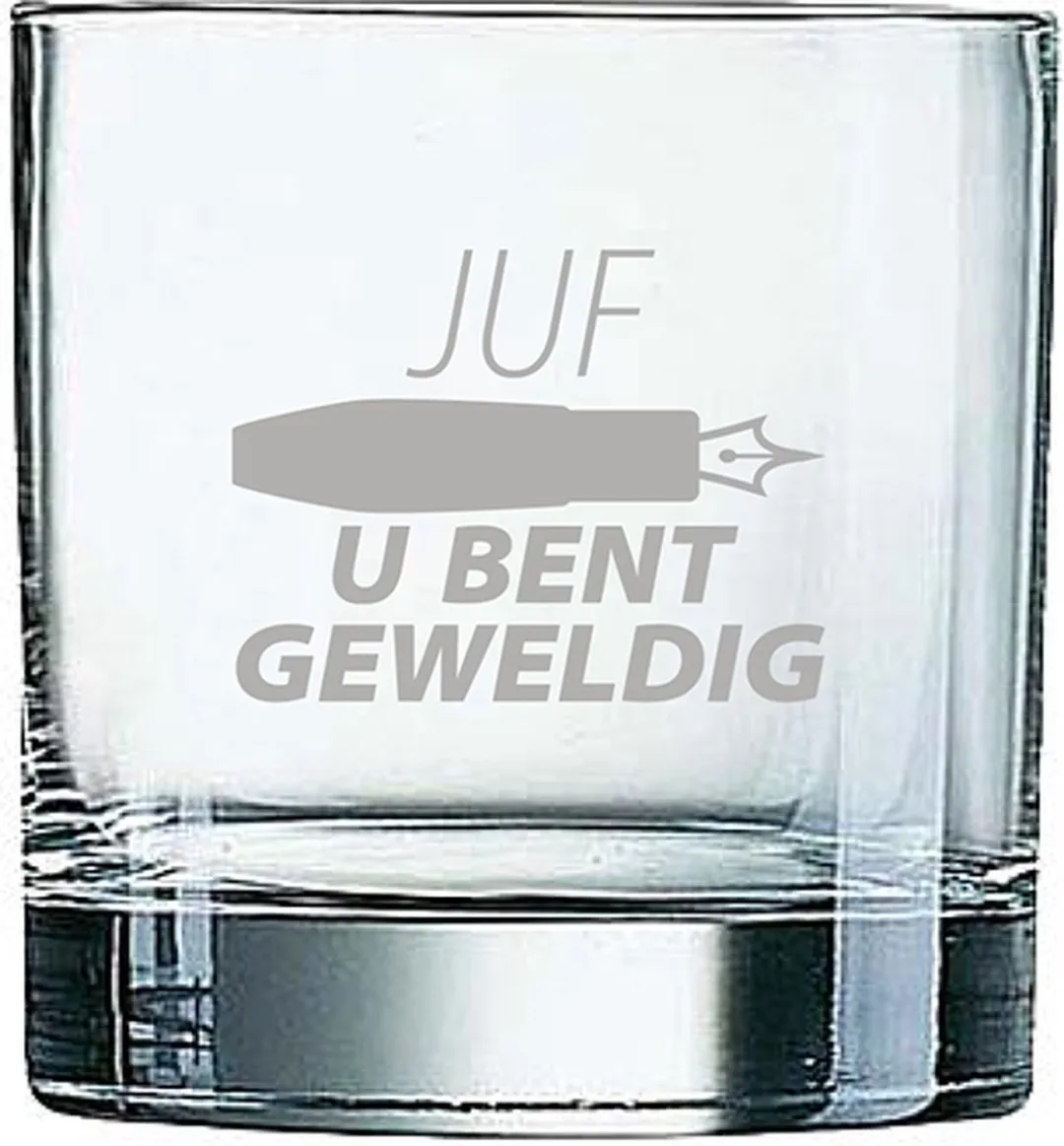 Arcoroc Whiskeyglas Gegraveerd 38cl