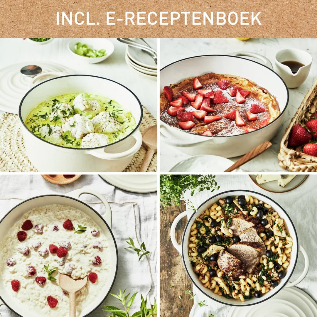 Tefal LOV Lage Braadpan 3.8L - Ø28cm - Beige