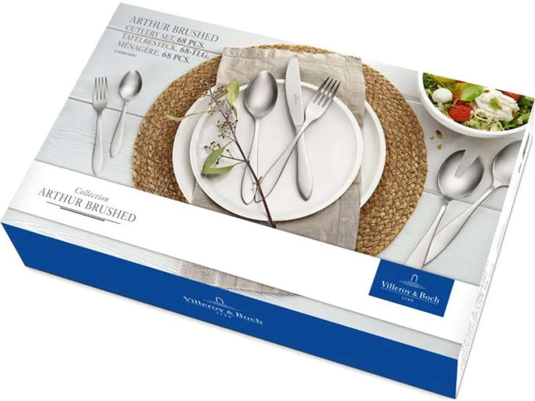 Villeroy & Boch Arthur Bestekset 68-delig - 12 Personen - Zilver