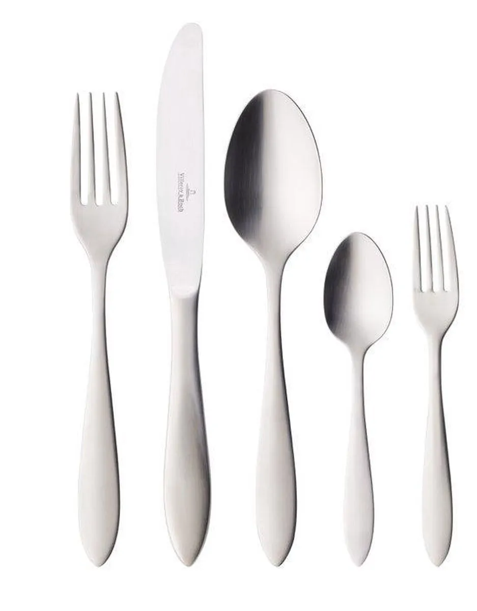 Villeroy & Boch Arthur Bestekset 68-delig - 12 Personen - Zilver - afbeelding 6 van 6