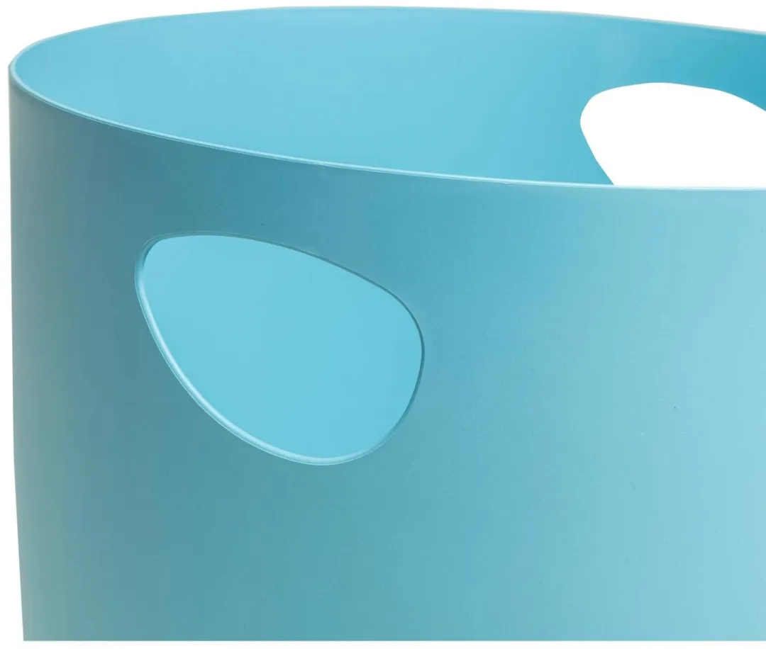 Exacompta Ecobin Pop N'Co Prullenbak - 8 Stuks - Cyaan