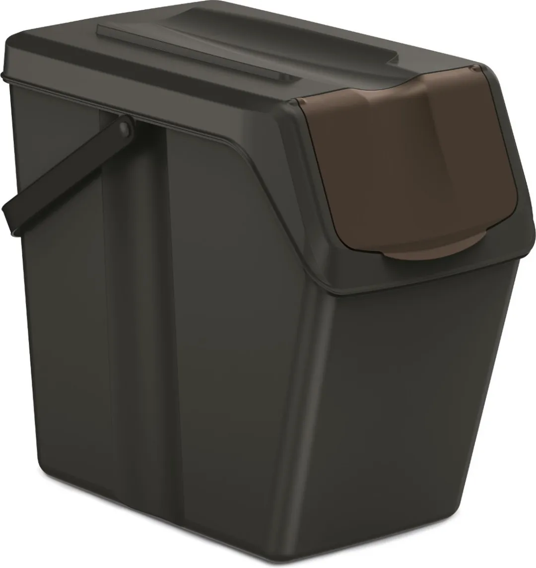 Prosperplast Keden Sorti Box Afvalbak - 4x25L Zwart
