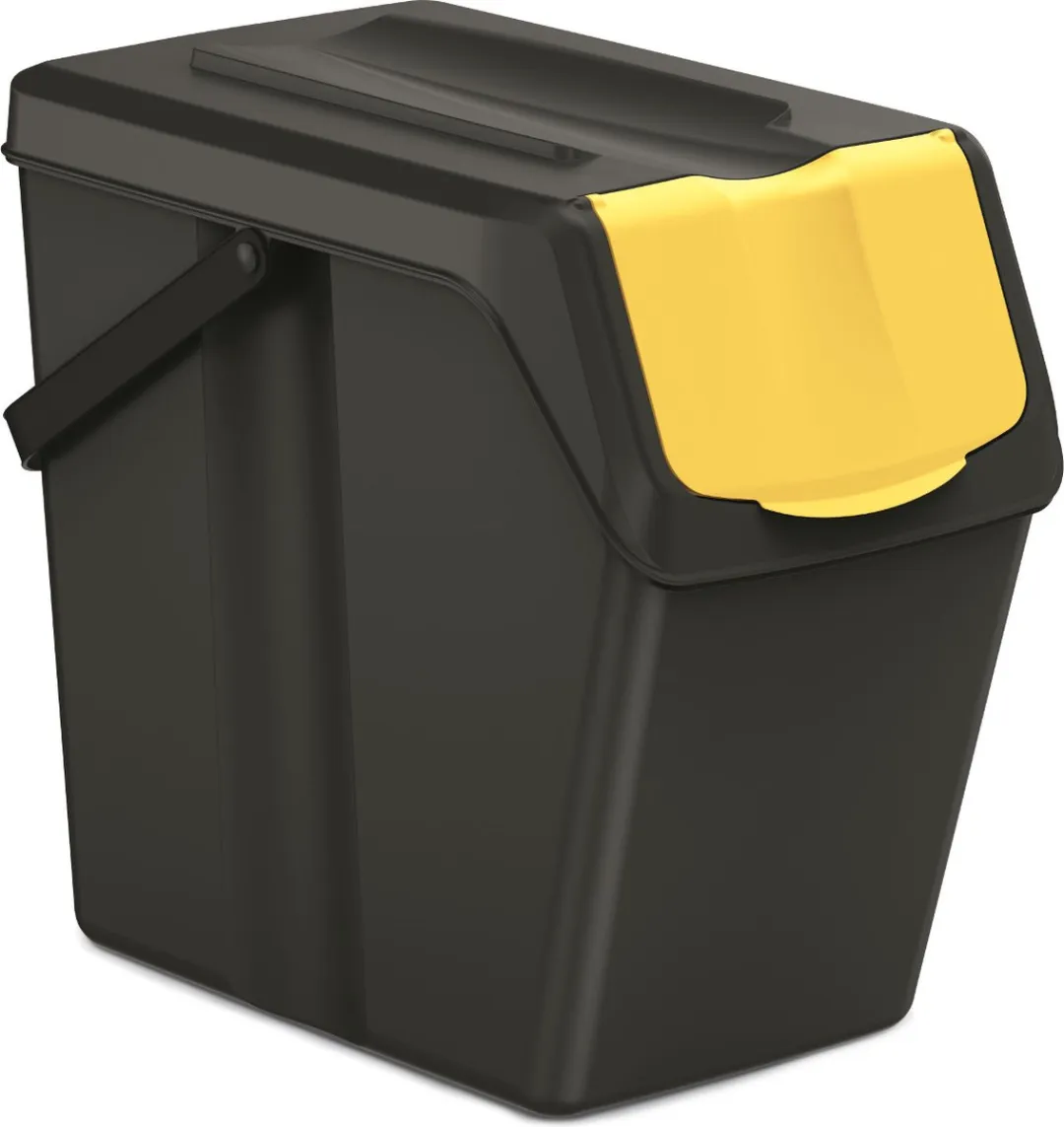 Prosperplast Keden Sorti Box Afvalbak - 4x25L Zwart