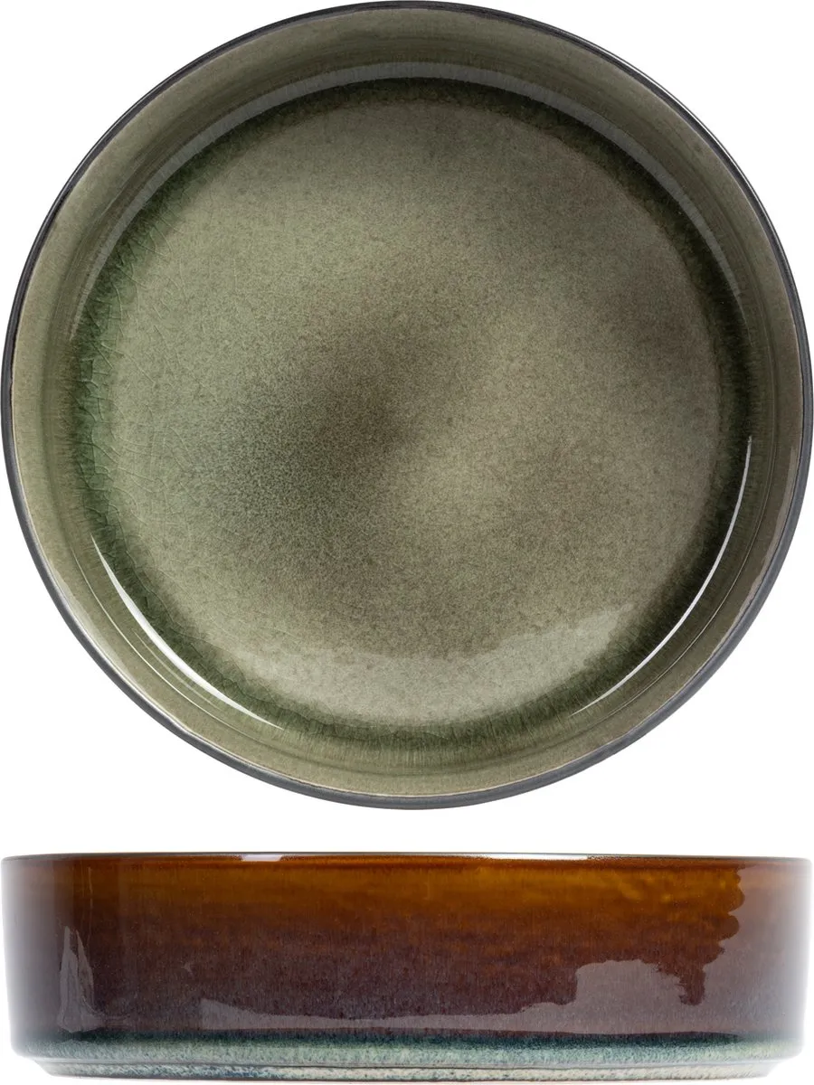 Cosy&Trendy Quintana Diep Bord - Ø23cm Groen