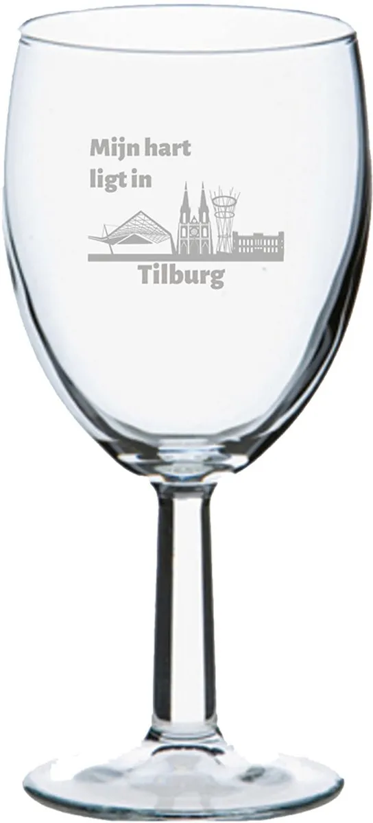 Pasabahce Tilburg Gegraveerd Wijnglas 24,5cl