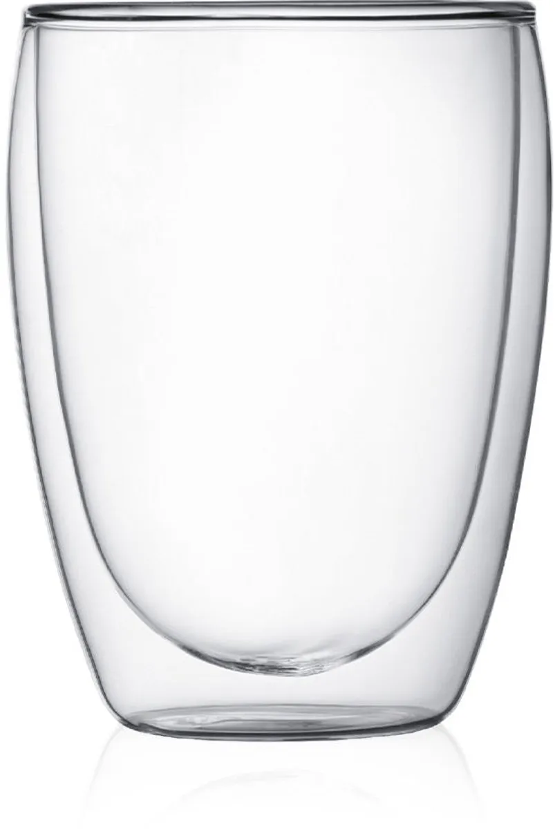 Bodum Pavina Dubbelwandige Glazen Set - 4 Stuks 80ml & 350ml Transparant